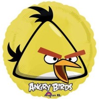 Шар-круг Angry Birds желтая 18''